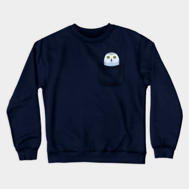 Owl pocket Crewneck Sweatshirt by albertocubatas